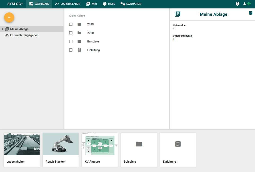 Dashboard similar to GoogleDocs.